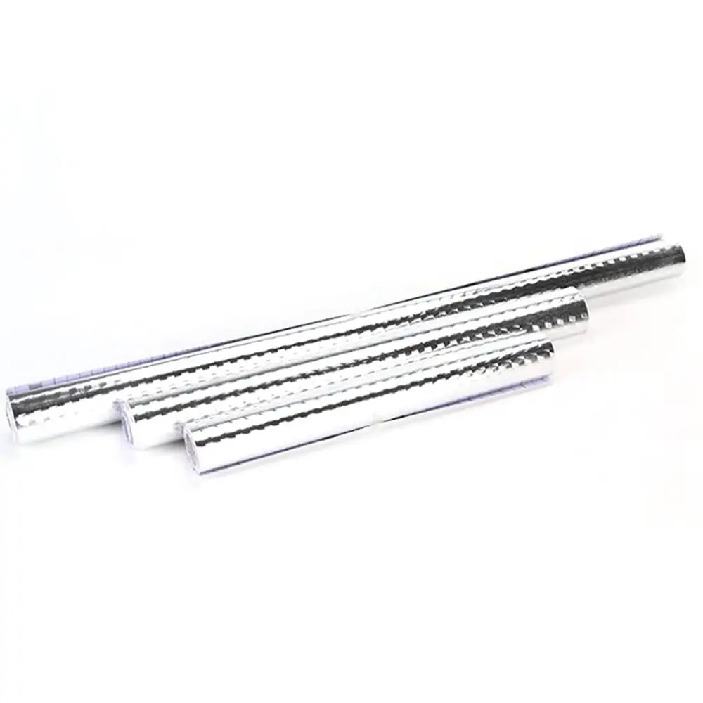 

Kitchen Oilproof Sticker High Temperature Waterproof Sticker Self-adhesive Wall Sticker Cabinet Sticker Aluminum Foil Paper