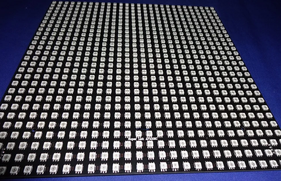 P10 APA102 полноцветный RGB внутренний светодиодный дисплей Панель 28*28 пикселей 280 мм *