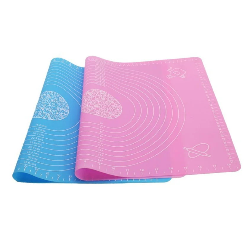 

Silicone Baking Mat Thickening Flour Rolling Scale Mat Kneading Dough Pad Baking Pastry Rolling Mat Bakeware Liners 2019