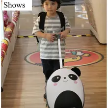 Мультяшный чемодан для детей, Дорожный чемодан на колесиках для мальчиков, чемодан на колесиках для девочек, чемодан на колесиках для детей