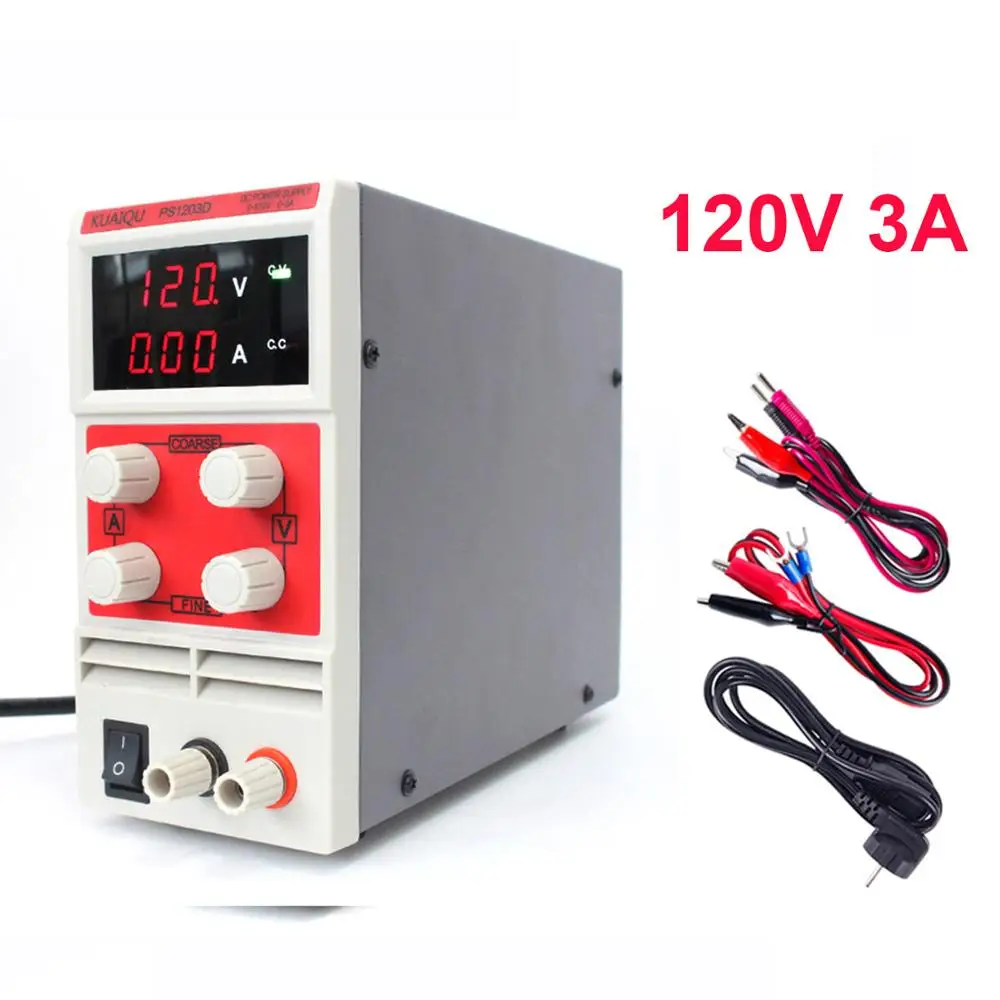 Wanptek PS Mini 120V 3A DC источник питания регулируемый цифровой регулятор напряжения