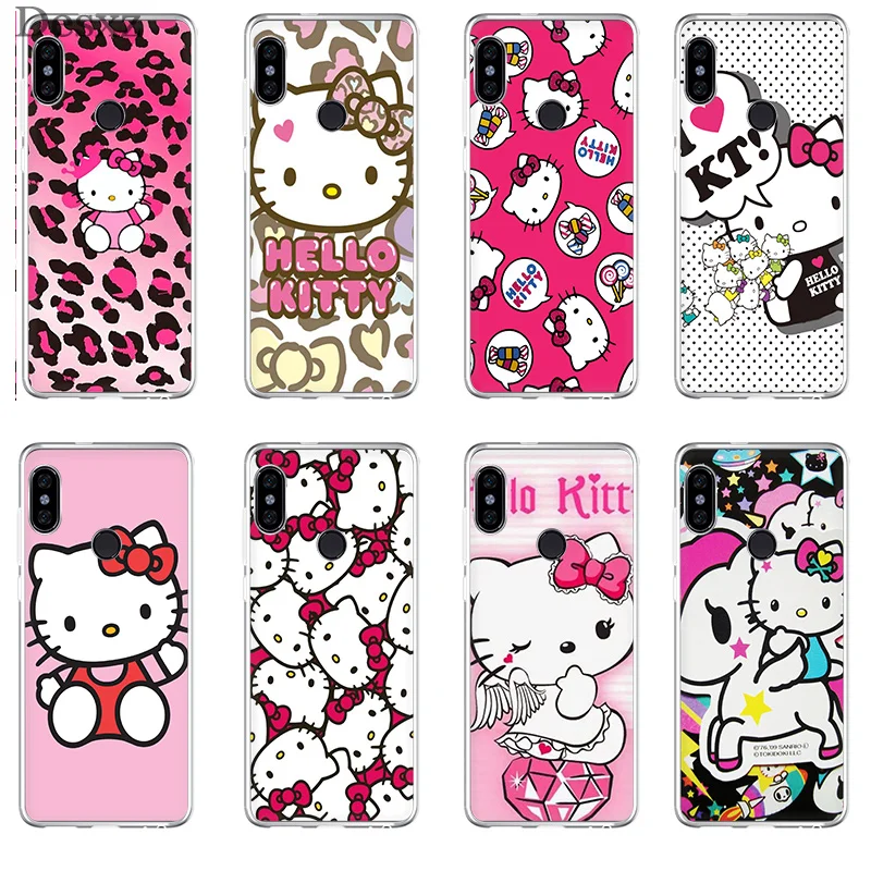 

Phone Case Hot Fashionable Hello Kitty For Xiaomi Redmi 7 GO 3 4 4A 4X 5 5A 6 S2 Pro Prime Plus Cover