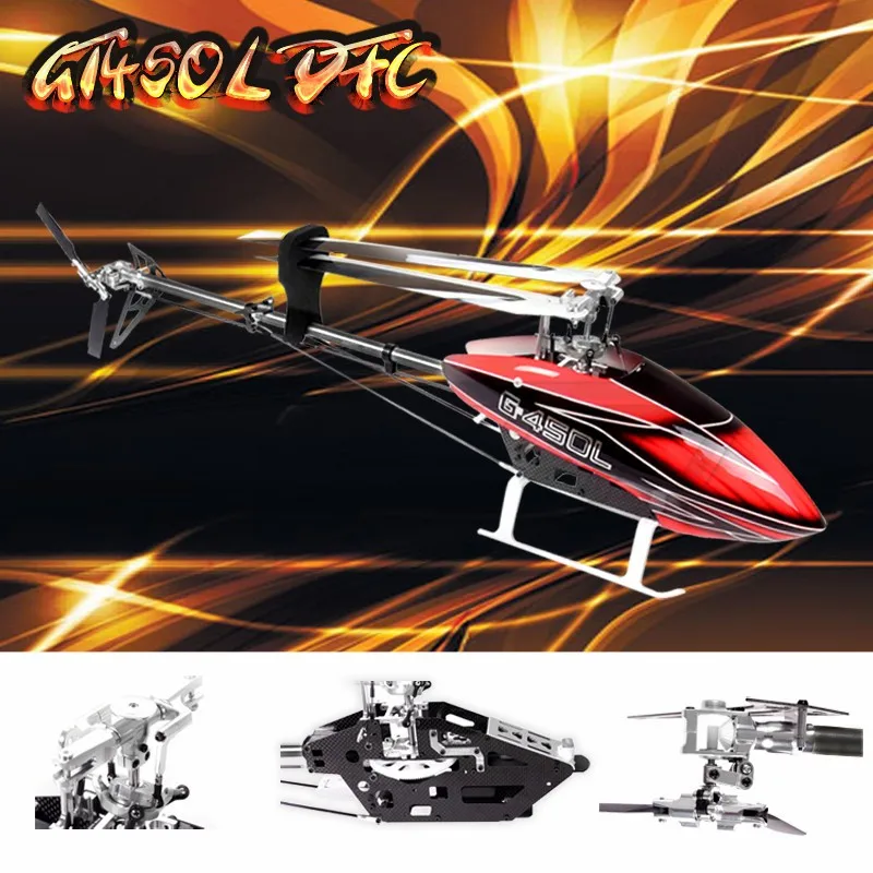 Ormino RC Version 450L DFC TT версия 2,4 ГГц 6CH RC вертолет комплект подходит для выравнивания Trex