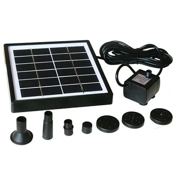 

500L/H Fountain Pump Solar Powered Fountain Garden Pond Submersible Water Pump Pool Outdoor Solar Garden