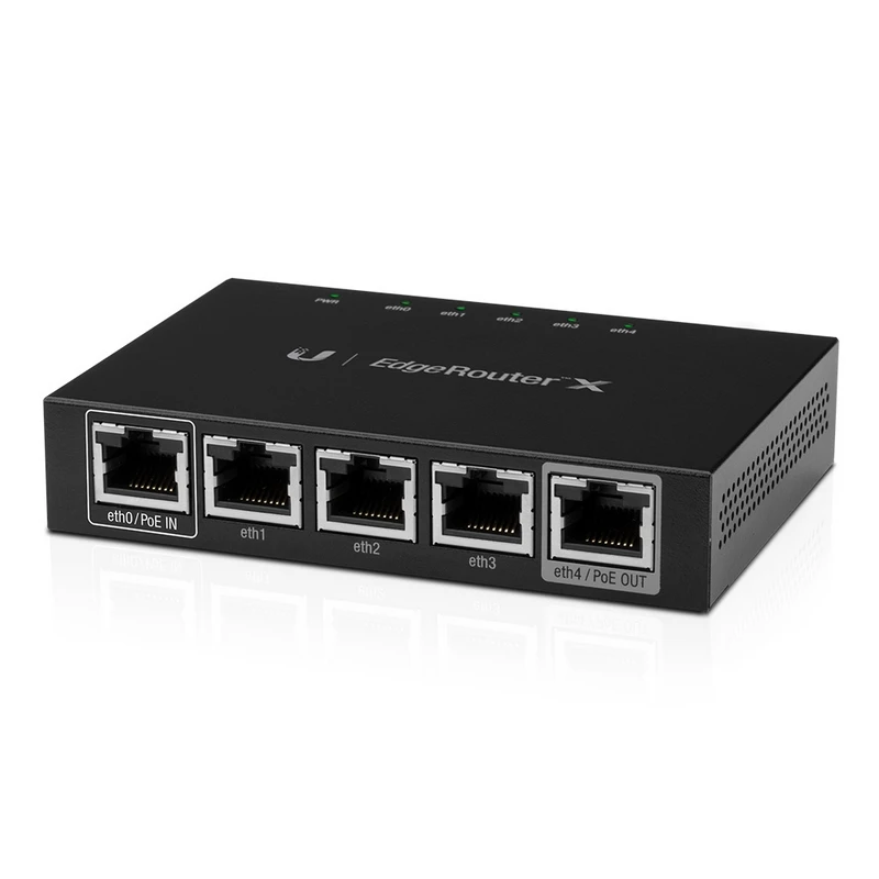 Ubiquiti EdgeRouter X (ER X) Расширенные гигабитные Ethernet роутеры Mikrotik| |