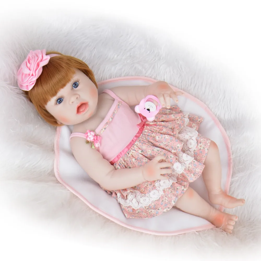 Силиконовые куклы reborn baby Реалистичная гладкая виниловая кожа bebes младенцы ручная