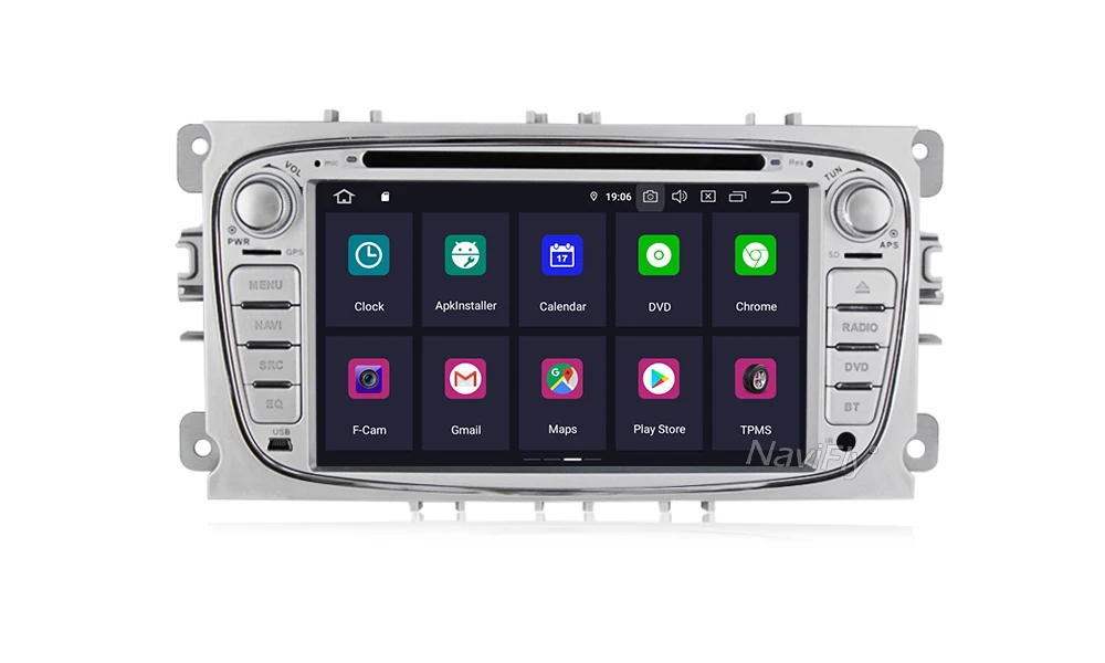 Best 2 din Android9.0 8Core 4G RAM 32G ROM IPS DSP RDS Car DVD Multimedia Player GPS Navi For Ford For Focus2 Mondeo Galaxy 22