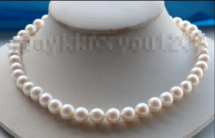 

D39 Free shipping >>>>>>17.5" Genuine Natural 8.5-9.5mm Pink Round pearl necklace #f1264!
