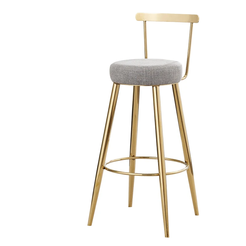 20%Nordic Bar Stools Cashier Stools Back Bar Stools Home Simple High Chair Fashion Casual Creative