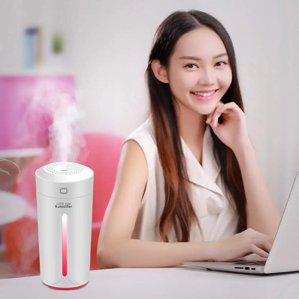 HAIJIEER 230 мл милые Крытый мини Humidificador Портативный увлажнитель моды Fogger для дома