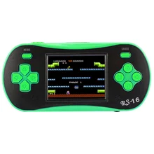 Rs-16 детский Классический Портативный Видео игровой плеер 2,5 дюймов 8 бит игровая консоль встроенный 260 классические игры