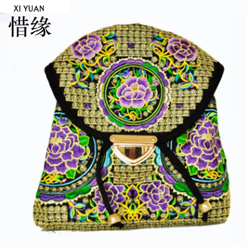XIYUAN BRAND chinese vintage handmade embroidered embroidery bag women embroidery bag embroidered bags ethnic