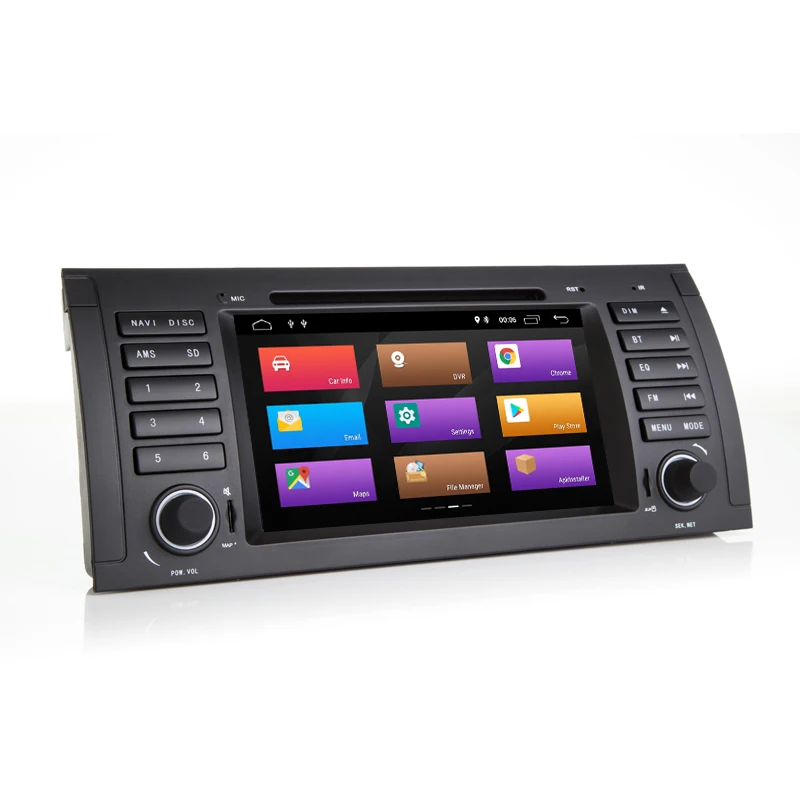 7''Android 9.0 Quad Core Car DVD GPS Player For BMW E39 E53 X5 M5 Auto GPS Navigation Multimedia Stereo Radio WIFI/4G DAB+ TPMS
