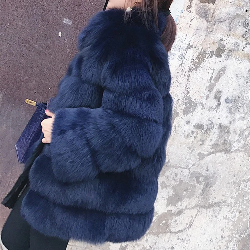 Women Winter 2018 Luxury Faux Fur Jackets Coats Shaggy Thicken Warm Outerwear Overcoat Ins Fashion High Street Fake Fox Fur Coat Women Winter 2018 Luxury Faux Fur Jackets Coats Shaggy Thicken Warm Outerwear Overcoat Ins Fashion High Street Fake Fox Fur Coat