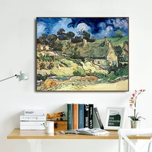 Хиты в кордевиле Винсента Ван Гога холст живопись, каллиграфия плакатный принт домашний декор Настенная картина для гостиной спальни