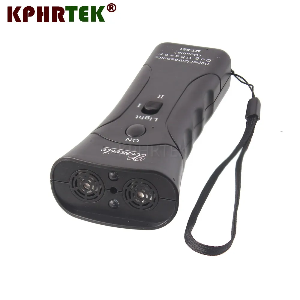 Ultrasonic Dog Chaser Stop Aggressive Animal Attacks Repeller With Flashlight GL 41315180901