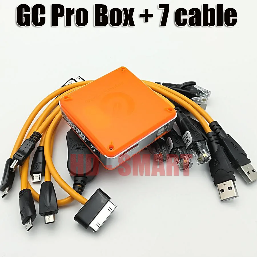 Новейший Verison GC Pro Box GC PRO BOX GcPro Box с 7 кабелями для samsung zte huawei MTK CDMA