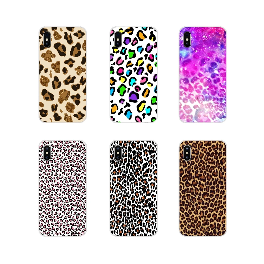 

leopard print Accessories Phone Shell Covers For Huawei G7 G8 P7 P8 P9 P10 P20 P30 Lite Mini Pro P Smart Plus 2017 2018 2019