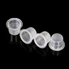 100 PCS Plastic Disposable Microblading Tattoo Ink Cups S/M/L Permanent Makeup Pigment Clear Holder Container Cap 3