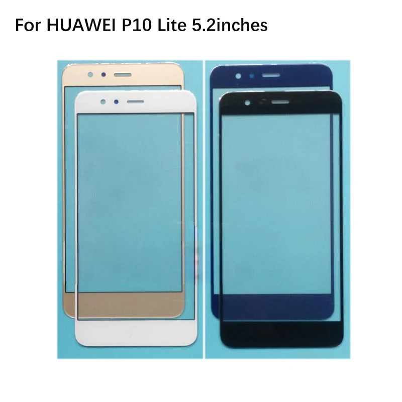 2 шт. для Huawei P10 lite P 10 передняя внешняя стеклянная линза Ремонт сенсорного экрана