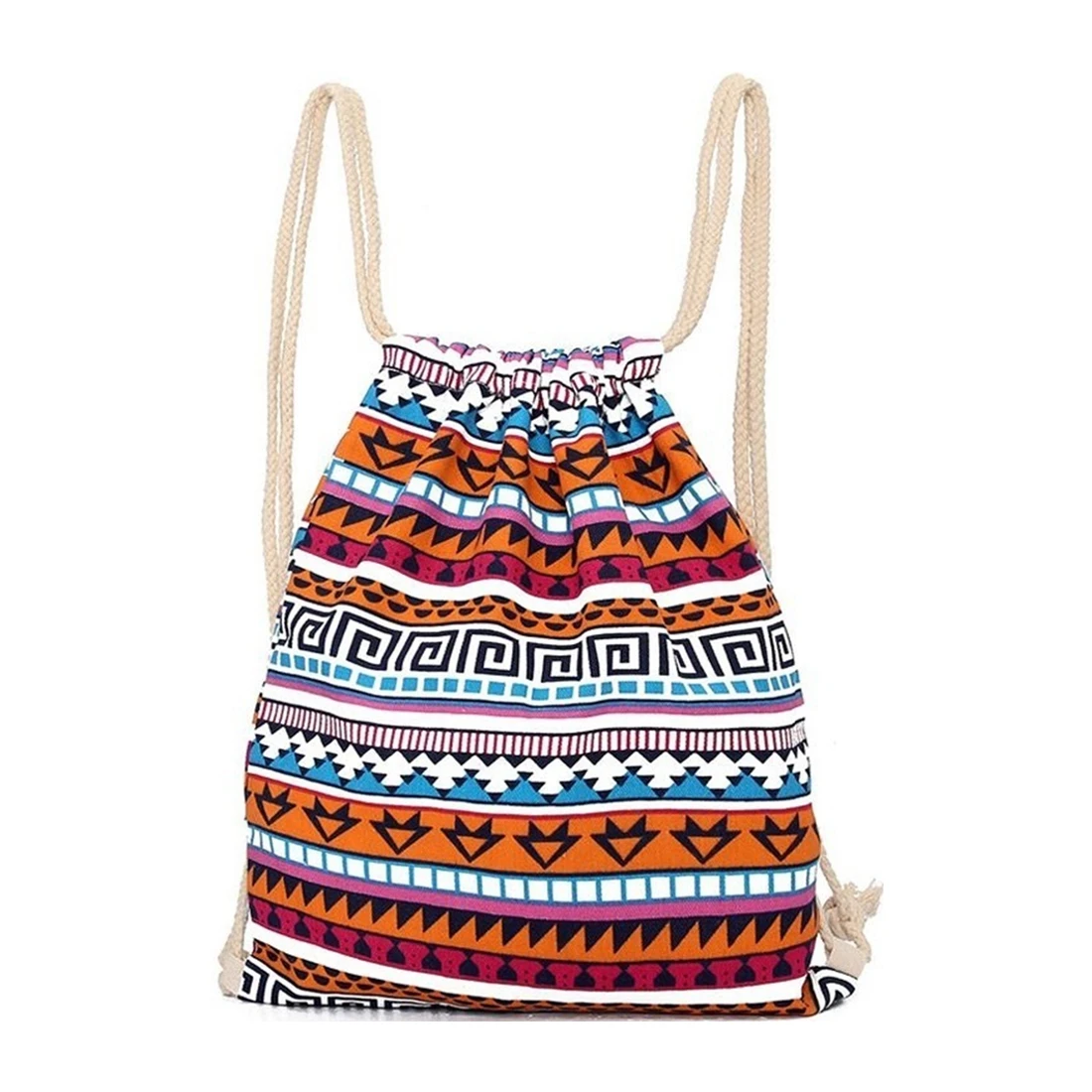 Fashion Ethnic style Vintage canvas Backpack
