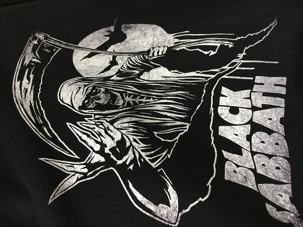 BLACK SABBATH LINE UP музыкальная толстовка с капюшоном группы World Tour, Классическая Металлическая черная хлопковая толстовка азиатского размера