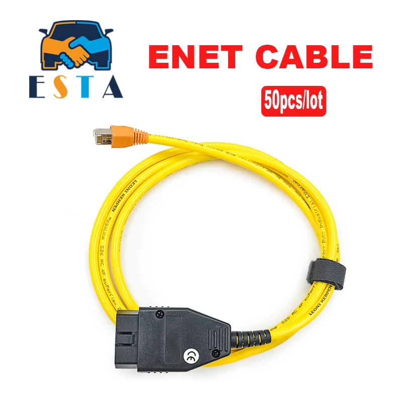 

Wholesale 50pcs ESYS 3.23.4 V50.3 Data Cable For bmw ENET Ethernet to OBD Interface ICOM Coding For F-serie With High Quality