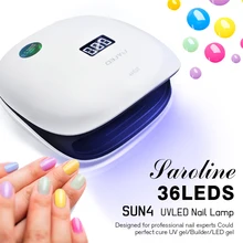 Saroline 48 Вт УФ-лампа для геля ногтей бренд солнцезащитный светодиодный светильник Регулируемая Сушилка Белый свет УФ-светодиодный светильник сушка ногтей; уход машина для полировки