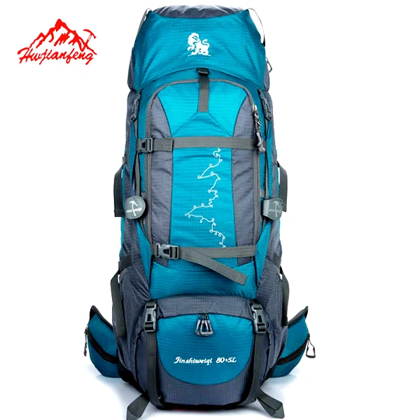 85L External Frame Long Haul Climbing Bag durable nylon Material Unisex Travel Camping Outdoor Sport Backpack