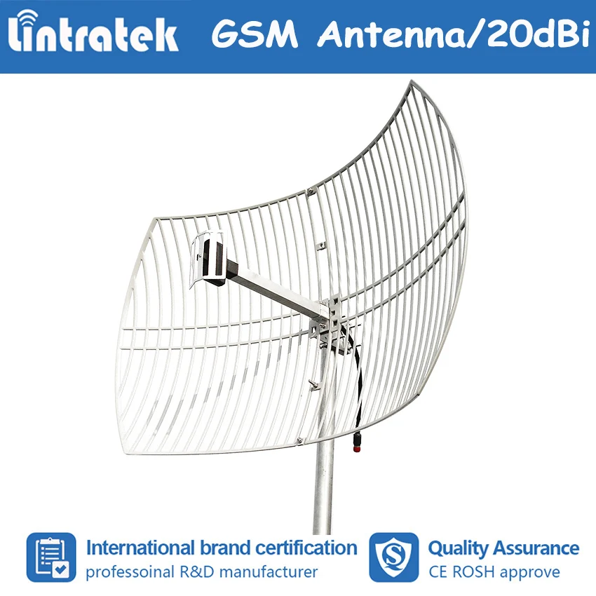 

20dBi High Gain Grid Antenna 820~960 Mhz External Antenna use for 2G GSM CDMA Cell Phone Signal Booster Repeater Amplifier #7