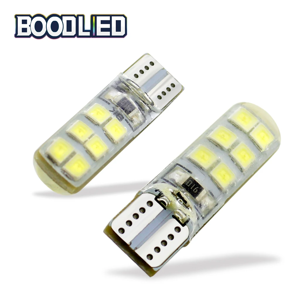 СВЕТОДИОДНЫЙ Автомобильный светильник T10 194 W5W 2835 12 SMD силиконовый светодиодный