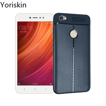

360 Degree Protective Litchi Texture Skin Phone Case For Redmi Note 5A Slim Soft TPU Shockproof Case For Xiaomi Redmi Note 5A