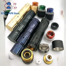 HOT Aftermath V2 Mod Kit 18650 battery 510 thread 24mm diameter Electronic Cigarette Mech Mod with Drip atomizer Redemption RDA aftermath