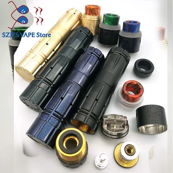 

HOT Aftermath V2 Mod Kit 18650 battery 510 thread 24mm diameter Electronic Cigarette Mech Mod with Drip atomizer Redemption RDA