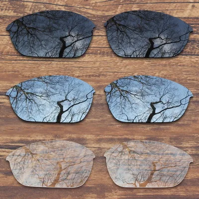 Black.Silver.Clear ToughAsNails поляризованные Сменные линзы для солнцезащитных очков Оукли 2,0-несколько вариантов - Цвет линз: Black.Silver.Clear