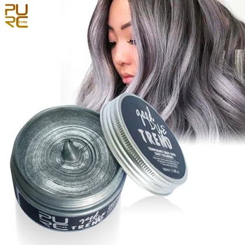 

RURC Color Hair Dye Disposable Hair Wax White Purple Red Blue Grey Green Golden Hair Color Hair Dye Temporary