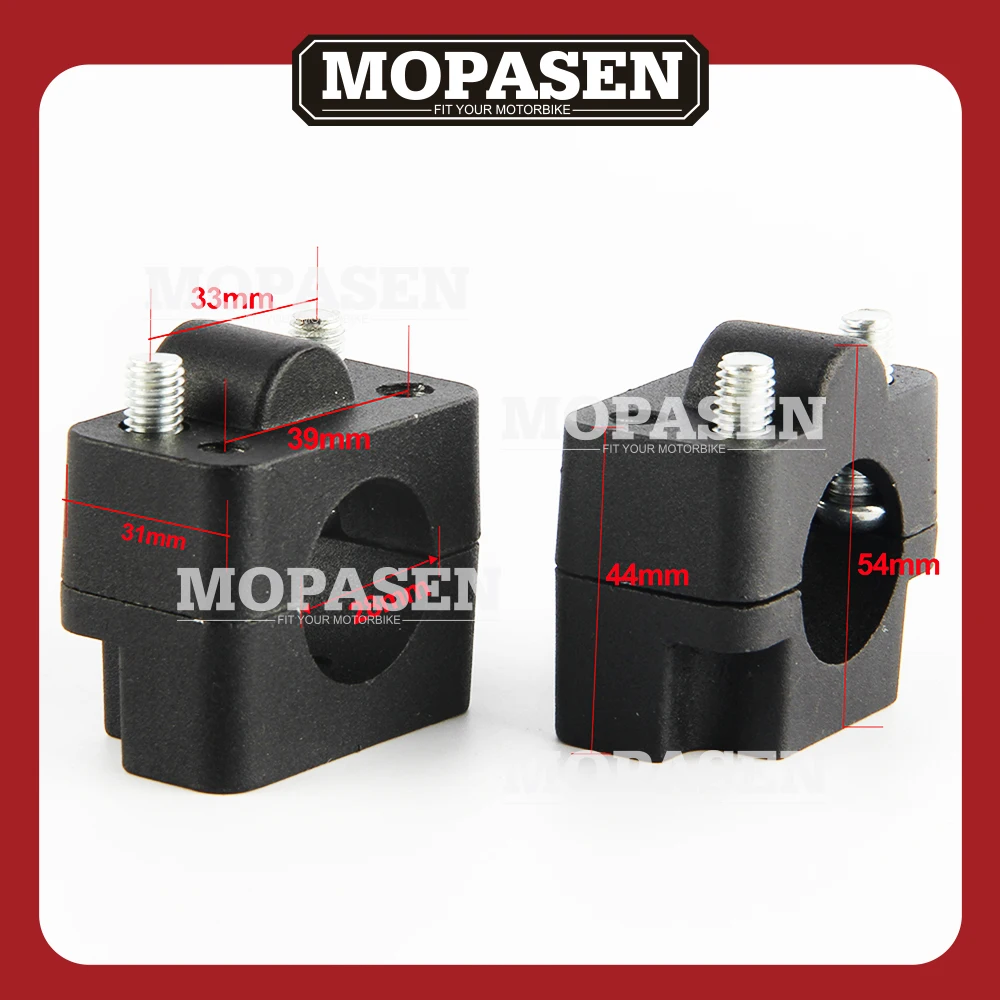 28mm Off Road Motorcycle Bar Clamps Raised Handlebar Handle Bar Risers