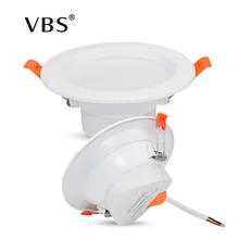 Светодиодный светильник 3 Вт 5 Вт 220 В светодиодный встраиваемый потолочный Точечный светильник 9 Вт 12 Вт 20 Вт панельный светильник круглый светодиодный светильник ing Холодный/теплый белый 3 цвета