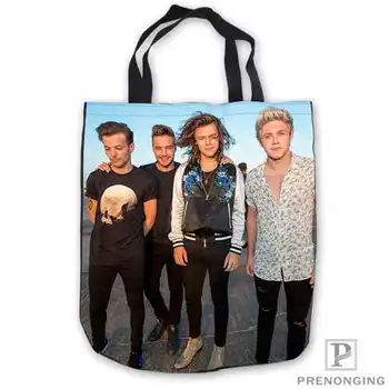

Custom Canvas one-direction-bbc1-teen-ToteBags Hand Bags Shopping Bag Casual Beach HandBags Foldable 180713-48