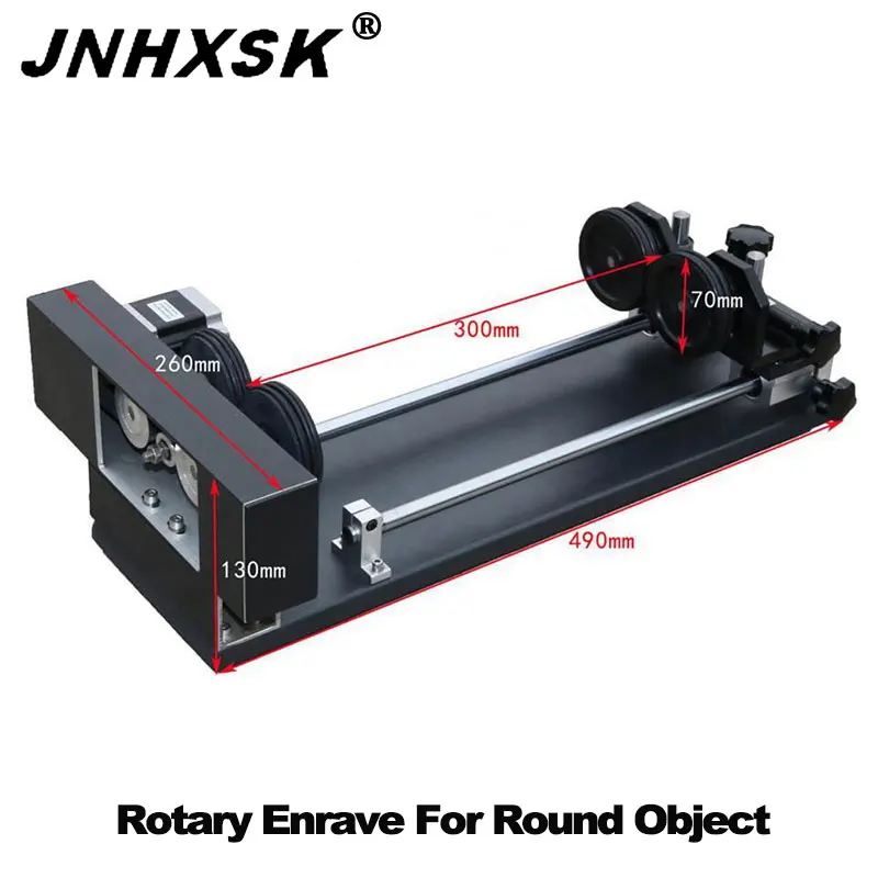 JNHXSK роторная ось с четырьмя патронами для лазерной гравировки стеклянных бокалов