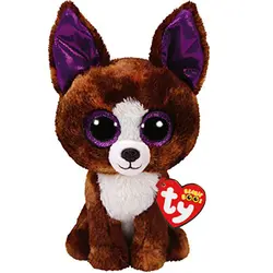 Ty Beanie Boos Декстер Чихуахуа плюшевая Обычная большая голова чучело Коллекция собака кукла игрушка с сердечком бирка 6 "15 см