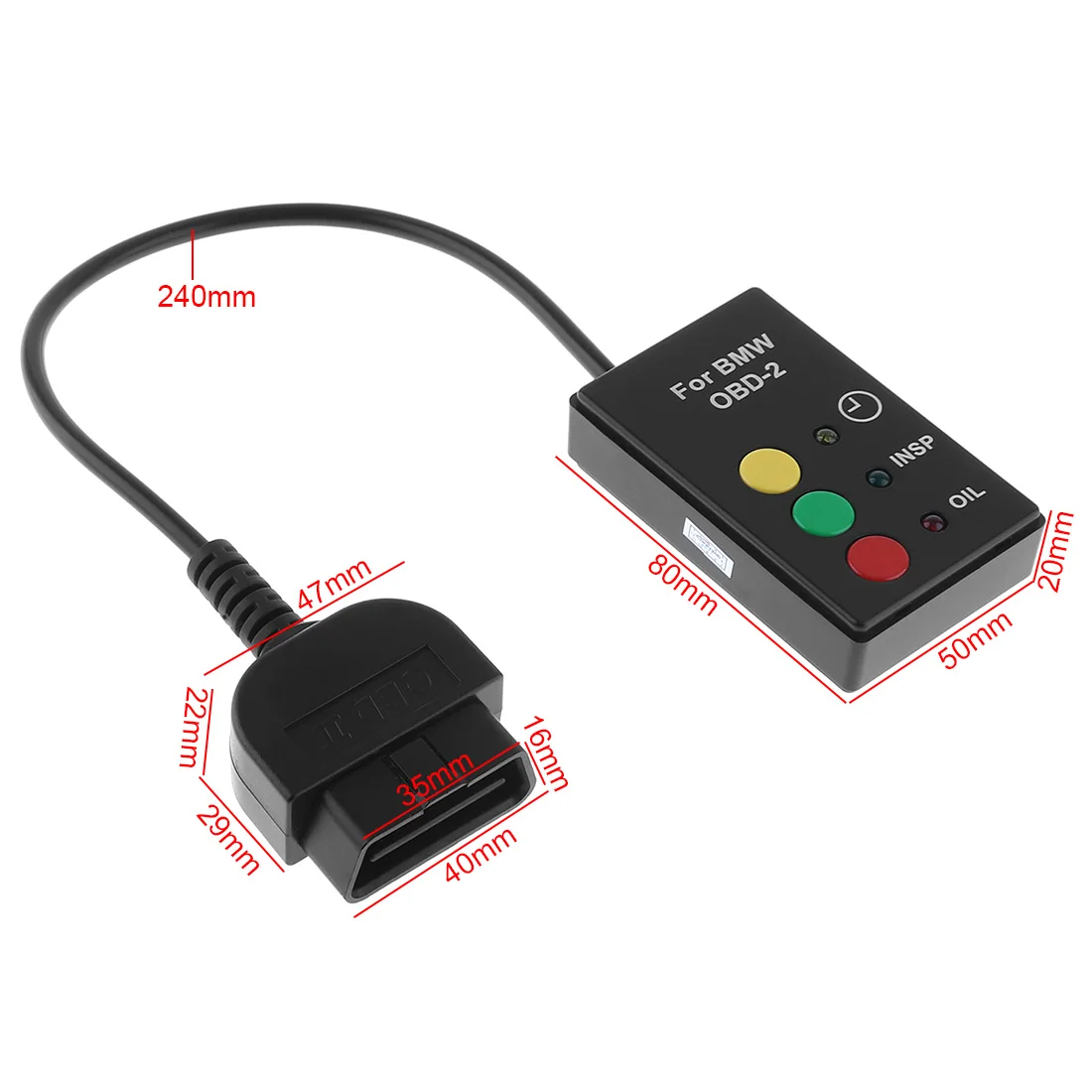 Портативный 20 Pin 12V диагностический детектор неисправностей автомобиля