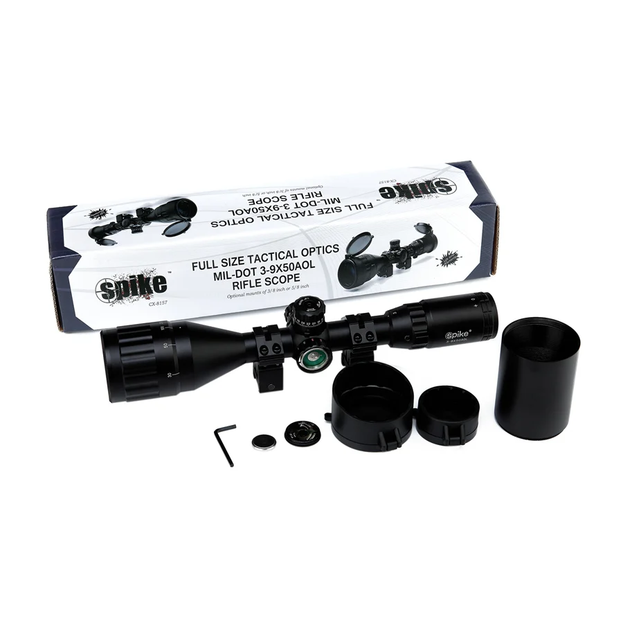 

Free Shipping new arrival CG  3-9X50AOL Air Riflescope Optics Tactical Hunting Rifle Scope