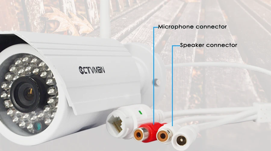 20CTVMAN Security IP Cameras 720P 1080P Network Wireless Waterproof IP Camera 