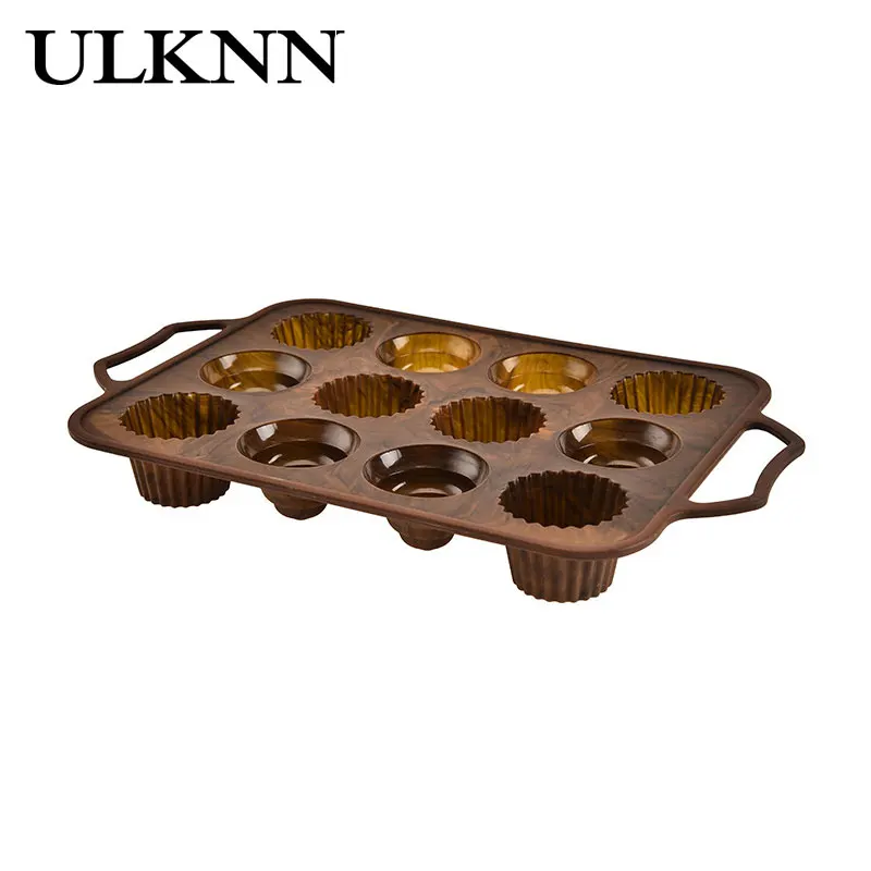 

ULKNN 12-Bar Cake Mould Circular Lace Miscellaneous Edges Kitchen Baking Utensils Silicone Durable Easy Clean 12-Bar Cake Mould