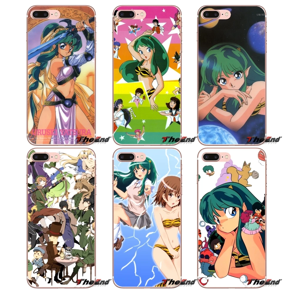 Urusei Yatsura аниме ТПУ силиконовый чехол для iPhone X 4 4S 5 5S 5C SE 6 6S 7 8 Plus Samsung Galaxy J1 J3 J5 J7 A3 A5