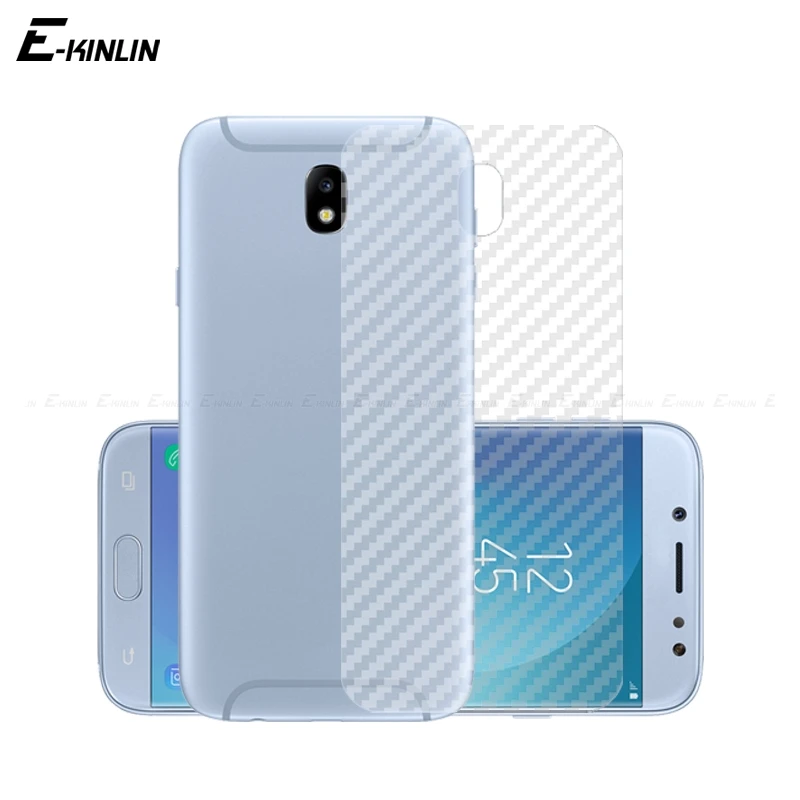 

Soft Back Cover Screen Protector For Samsung Galaxy J2 J6 J8 J4 J5 J7 Plus Neo Core 2017 Pro 2018 Carbon Fiber Sticker Film