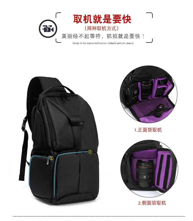 Новая DSLR камера сумки наплечная сумка для цифровой камеры Мягкая фото камера слинг сумка для Canon Nikon sony водонепроницаемый дождевик Сумка