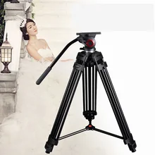 MTT601A Aluminum alloy professional camcorder tripod flexible monopod tripod for camera dslr tripod for travel with fluid head