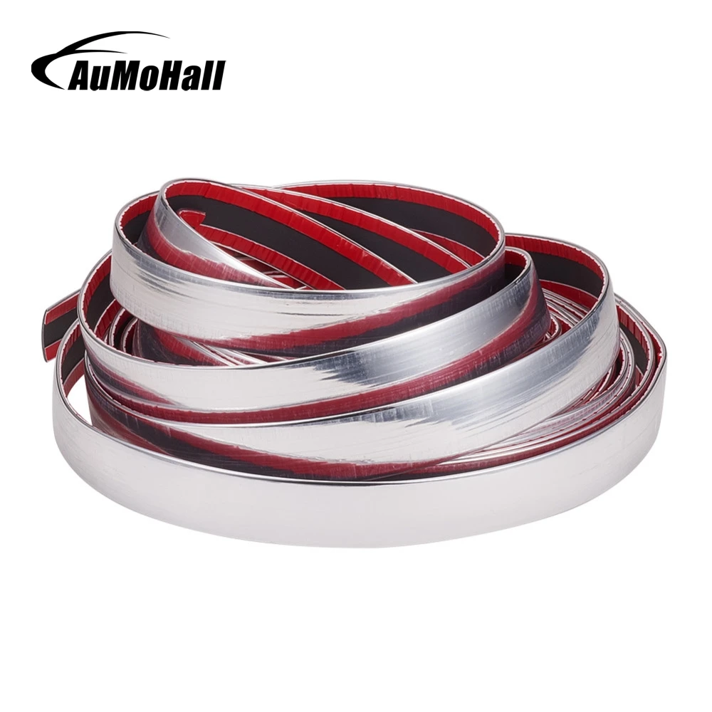 

AuMoHall 13m DIY Car Styling Door Moulding Trim Automotive Car Sticker Chrome Strip 6MM 8MM 10MM 12MM 15MM 18MM 20MM 25MM 30MM